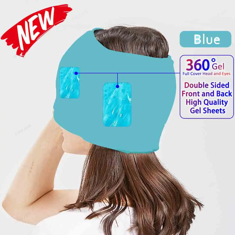 Migraine Relief Head Cap - Instant Headache Relief with HOT & COLD Therapy